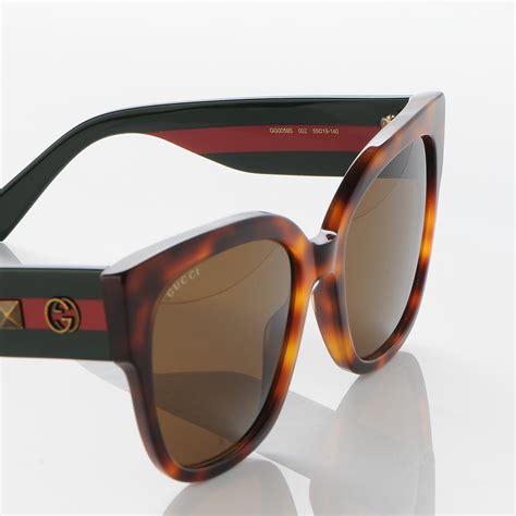 gucci square sunglasses with web.